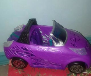 Monster High Doll Purple Car Convertible Scaris Of Fright