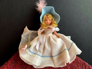 Nancy Ann Storybook Doll Bisque Frozen Leg Flower Girl For May 191 6.  5”