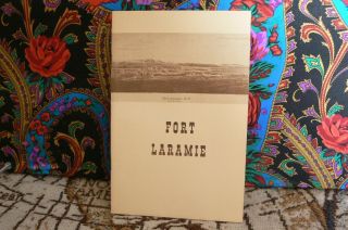 Vintage Fort Laramie Wyoming History Western