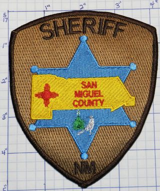 Mexico,  San Miguel County Sheriff Dept Brown Patch