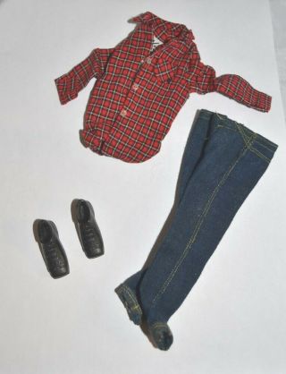 Vintage Barbie Ken Pak Hunting Outfit