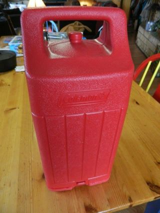 Vintage Red Plastic Coleman Lantern Carry/storage Case For 220 290 295 200