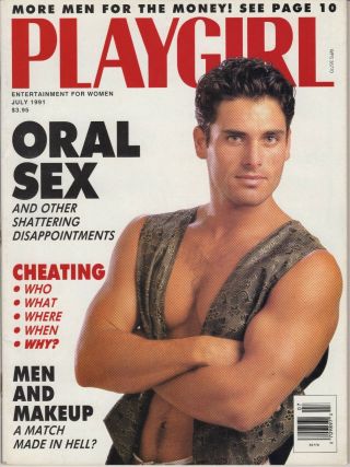 Playgirl - July 1991 - Cover: Marco Dollenz - Men And Make - Up