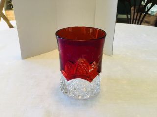 Antique 1911 Dayton Fair EAPG Ruby Flash Glass 5