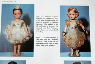 5p History Article,  Pics - VTG Madame Alexander Margaret O ' Brien Face Dolls 5