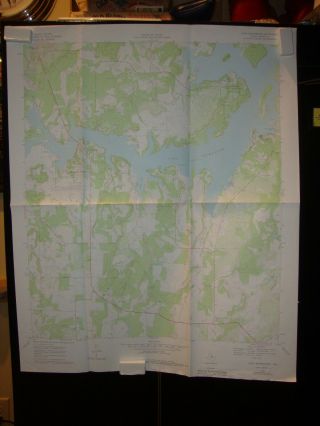 1969 Rev 1977 Lake Brownwood Texas Vintage 7 - 1/2 - Minute Usgs Topographic Map