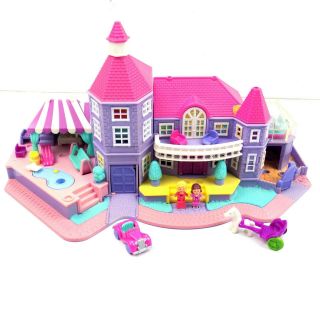 Polly Pocket Pollyville Magical Mansion Playset Toy House Bluebird 1994