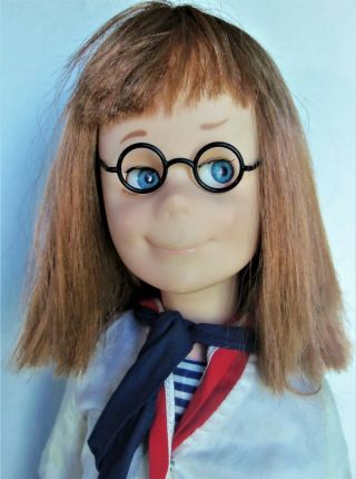Mattel Vintage 24 " Charmin Chatty Cathy As Found,  Red Hair,  Blue Eyes