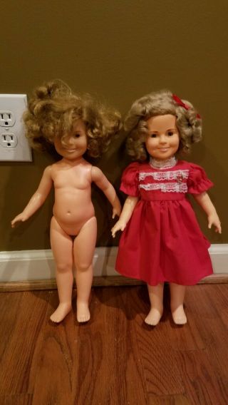 2 Vintage 1972 Ideal Shirley Temple Dolls
