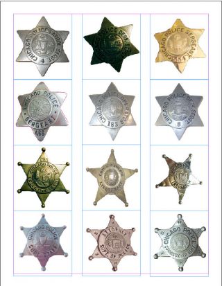 CHICAGO POLICE Chronology of Badges by Lucas 4