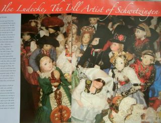 19p History Article,  Pics - Ilse Ludecke German Baps - Type Cloth Dolls