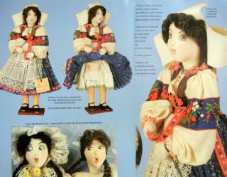 19p History Article,  Pics - Ilse Ludecke German BAPS - type Cloth Dolls 2