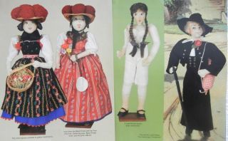 19p History Article,  Pics - Ilse Ludecke German BAPS - type Cloth Dolls 5
