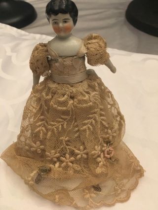 Small Vintage Porcelain Doll - 5 