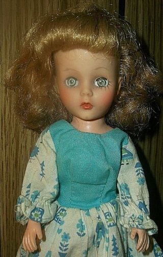 Vintage 1950s Eegee Little Debutante Doll,  Lmr Type,  In Vintage Dress & Shoes