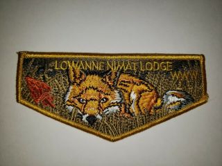 Boy Scout Oa 219 Lowanne Nimat Lodge Flap