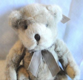 Vtg RUSS BERRIE Brown Teddy Bear,  TRAFALGAR Plush,  Large 15 