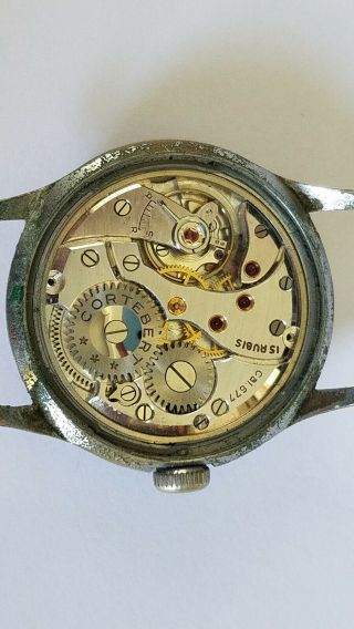Vintage Cortebert Sport 15 Jewel Antimagnetic Mans Wrist Watch Spares 3