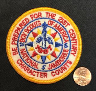 Bsa Boy Scouts Of America 1997 National Jamboree Felt 3 - Inch Pocket Patch
