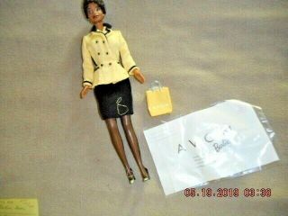 Avon Representative Barbie African American Special Edition Mattel 1998 W/