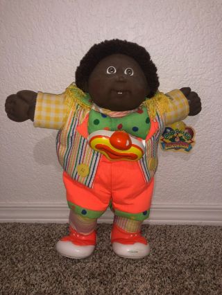 Cabbage Patch Circus Kids Clown African American Boy Brown Eyes With Tag