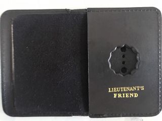 York City Lieutenant Friend Mini Shield Bi Fold Wallet 2018