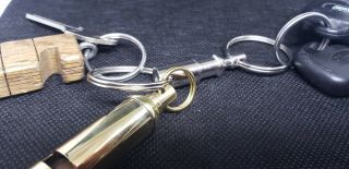 1 Acme Scout Emergency Whistle,  1 Quick Release Keychain Police Whistle 2