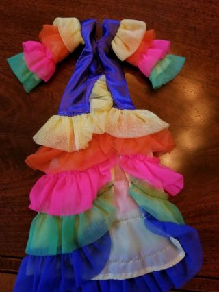 Vintage Barbie Marie Osmond Colorful Dress 9818 South Of The Border