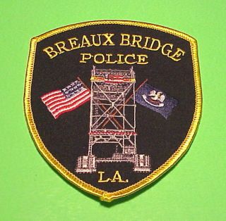 Breaux Bridge Louisiana La Police Patch