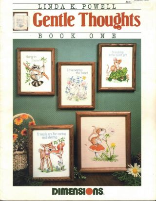 Cross Stitch Patterns Gentle Thoughts Book One 5 Patterns Projects Crafts