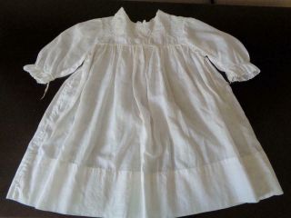 Antique Victorian Baby Toddler Dress Large German Bisque Composition Baby Doll