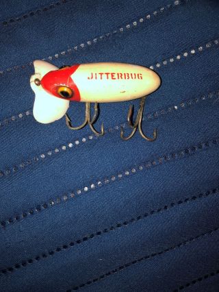 Vintage Fred Arbogast Jitterbug Lure Fishing Bass Top Water Akron Ohio 3”