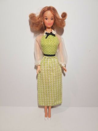 Vintage Mod Quick Curl Kelley Steffie Face Barbie Doll With Dress And Shoes