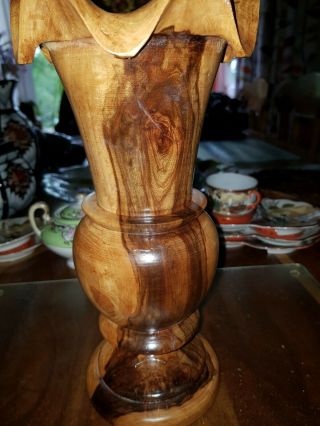 Wooden vase Hand Crafted 3