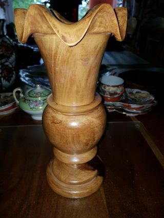 Wooden vase Hand Crafted 5