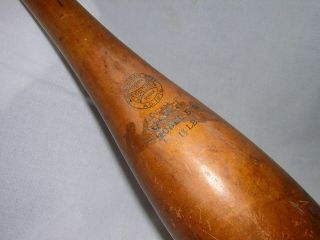 Antique SPALDING Model B.  S.  Maple Wood Exercise Indian Club Pin 1 1/2 - lbs 2