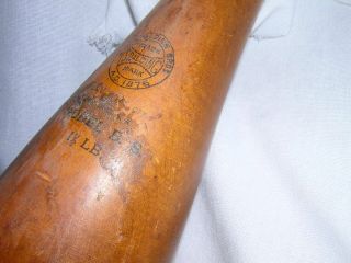 Antique SPALDING Model B.  S.  Maple Wood Exercise Indian Club Pin 1 1/2 - lbs 3