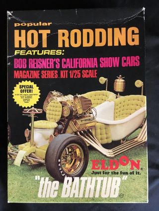 Eldon Popular Hot Rodding 1/25 Scale “the Bathtub” Show Rod Box Only