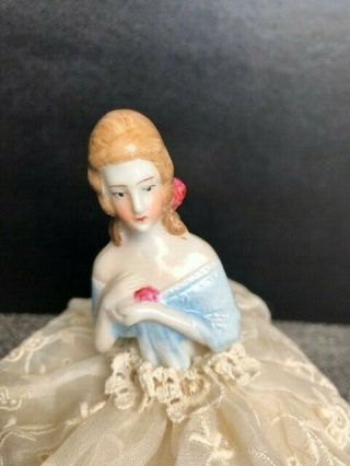 Antique Marked German Porcelain Half Doll
