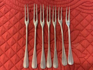 Set Of 7 Antique Escargot Forks