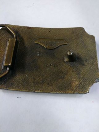 Vintage Winchester Brass Belt Buckle 