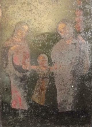 19th Century Antique Old Master Oil Painting - The Holy Family - For Restoration