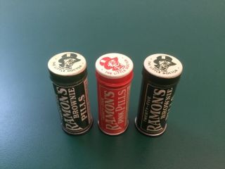 3 Vintage Medicine Tins,  Ramon 