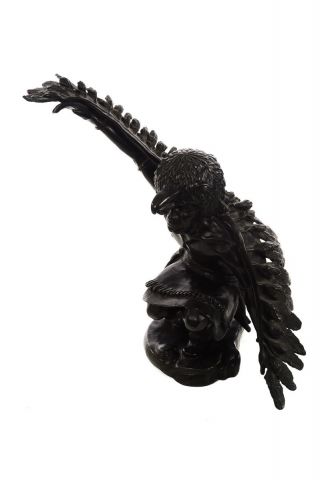 Bettie Moran - Raven Dancer - Native American Indian Bronze Sculpture