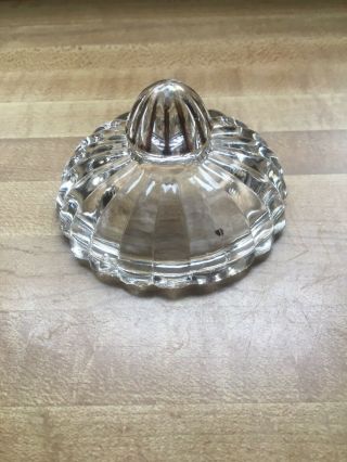 Vintage Crystal Cut Glass Sugar Bowl With Lid With Gold Trim 1920 - 30’s 2