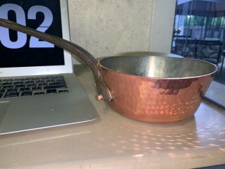 Villedieu French Hammered Copper Sauce Pot