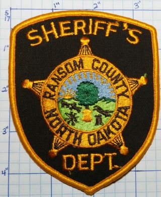 North Dakota,  Ransom County Sheriff 