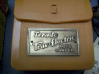 Antique TERADO Trav - Electric Auto Shaver - - - Converts 12V to 110V 2