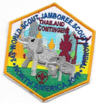 Boy Scout 2019 World Jamboree Thailand Contingent Patch Two