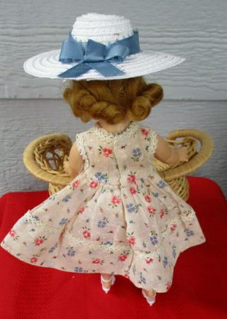 1950 ' S Vintage Madame Alexander CISSETTE Doll With Dress,  Hat,  Shoes,  & Panties 3